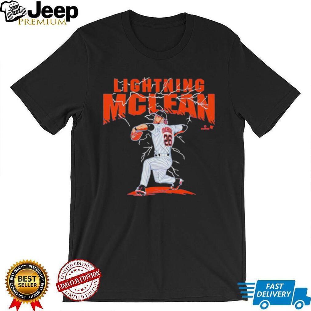 Lightning McLean Baseball Pitcher Sports Graphic T Shirt