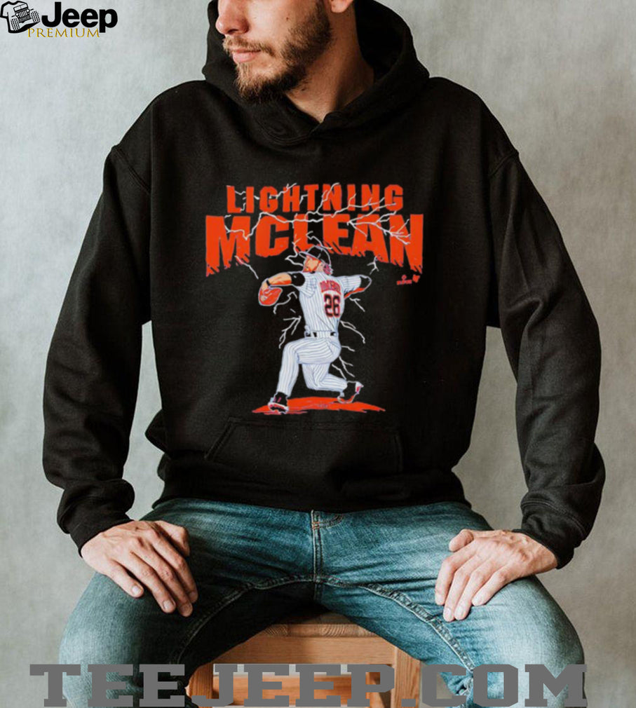 Lightning McLean Baseball Pitcher Sports Graphic T Shirt