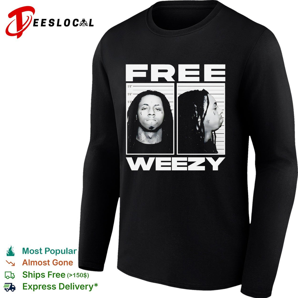 Lil Wayne Mugshot Shirt