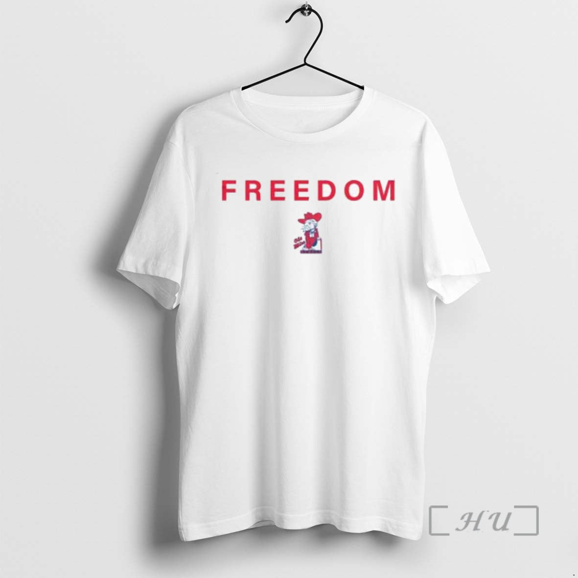 Limited Edition Freedom Charlie Kirk X Mississippi Ole Miss Rebels 2 Sided Tee T Shirts