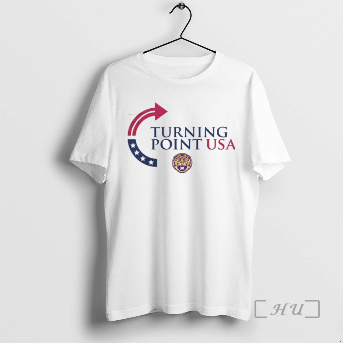 Limited Edition Turning Point Usa Charlie Kirk X Lsu Tigers 2 Sided Tee T Shirts
