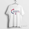Limited Edition Turning Point Usa Charlie Kirk X Mississippi Ole Miss Rebels 2 Sided Tee