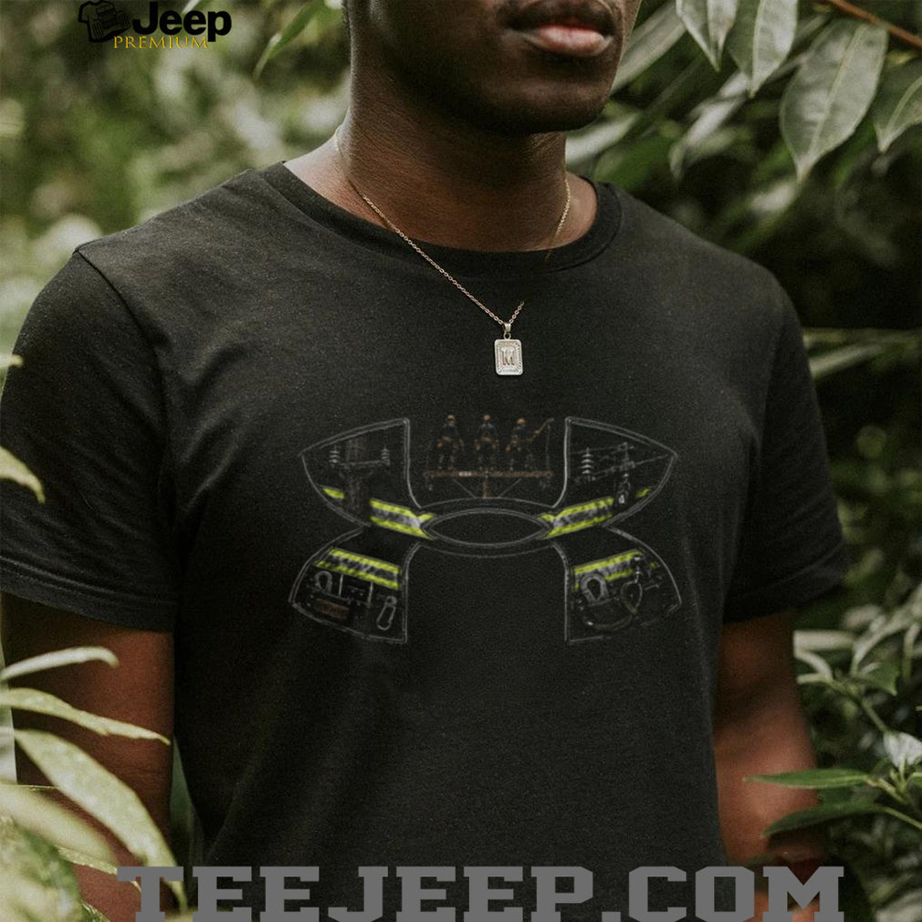Lineman Power Utility Worker Electrical Crew Safety Gear Shirt