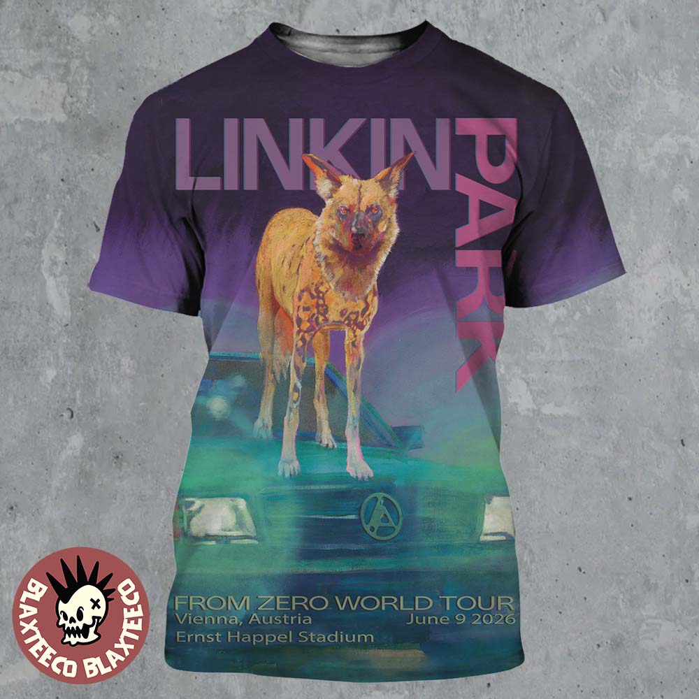 Linkin Park From Zero 2026 Tour Vienna Austria Poster At Ernst Happel Stadium On June 9 2026 All Over Print Shirt