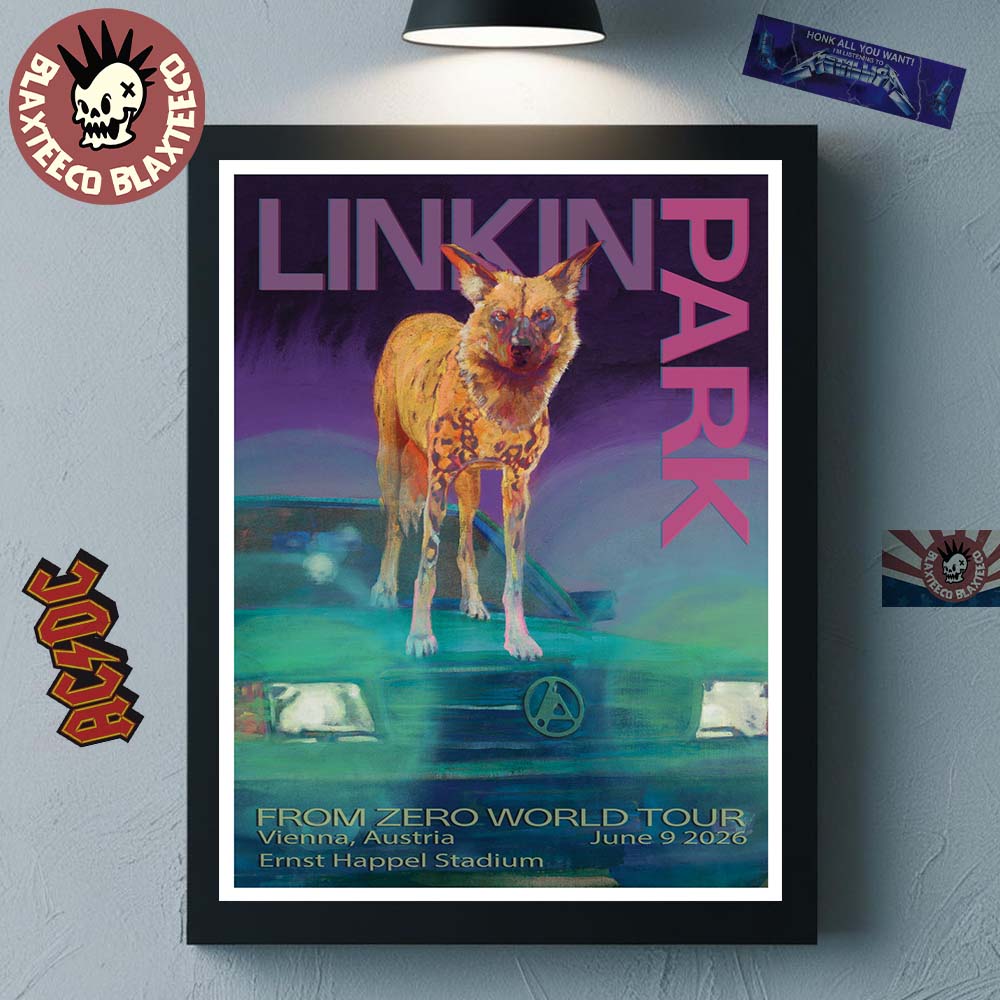 Linkin Park From Zero 2026 Tour Vienna Austria Poster At Ernst Happel Stadium On June 9 2026 Home Decor Poster Canvas