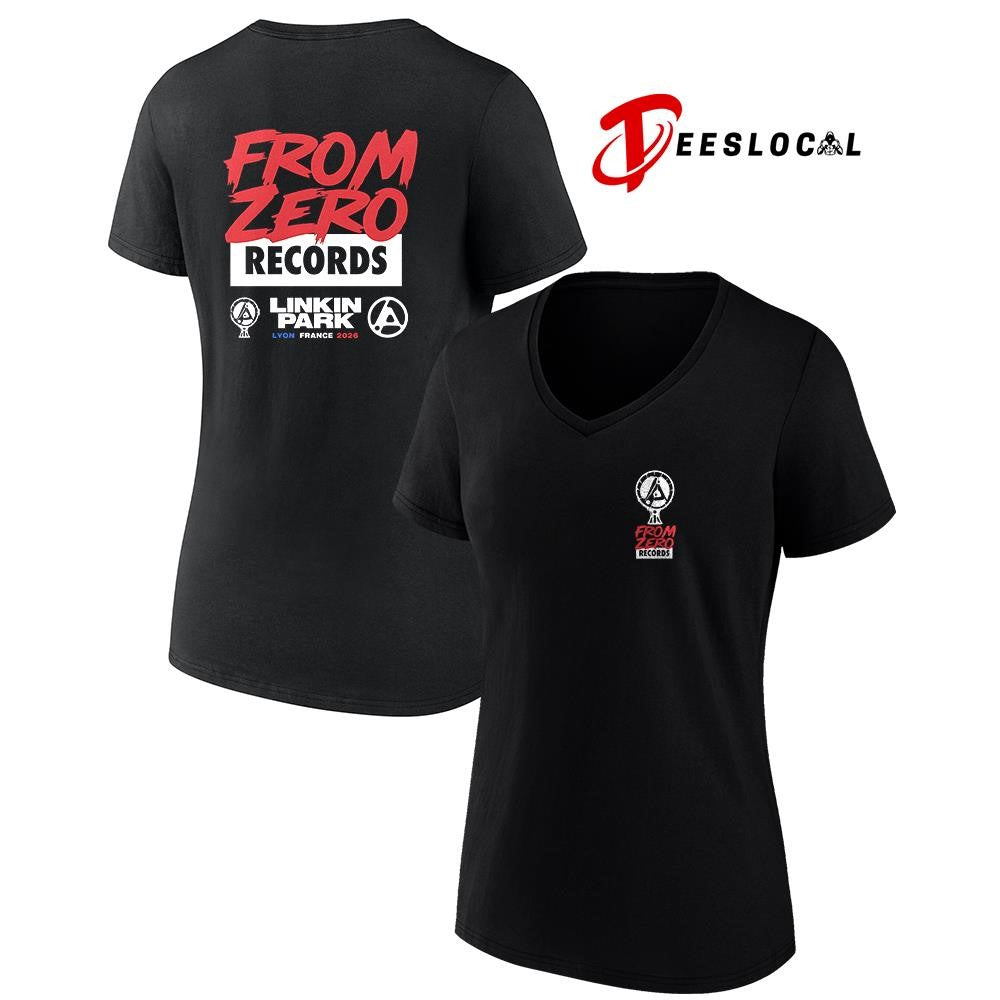 Linkin Park From Zero Records Lyon France pop up shirt