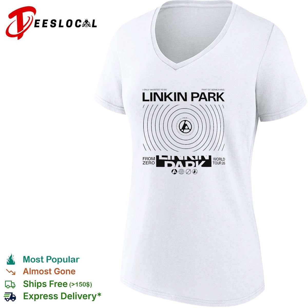 Linkin Park From Zero World Tour 2026 I only wanted to be Europe And UK shirt