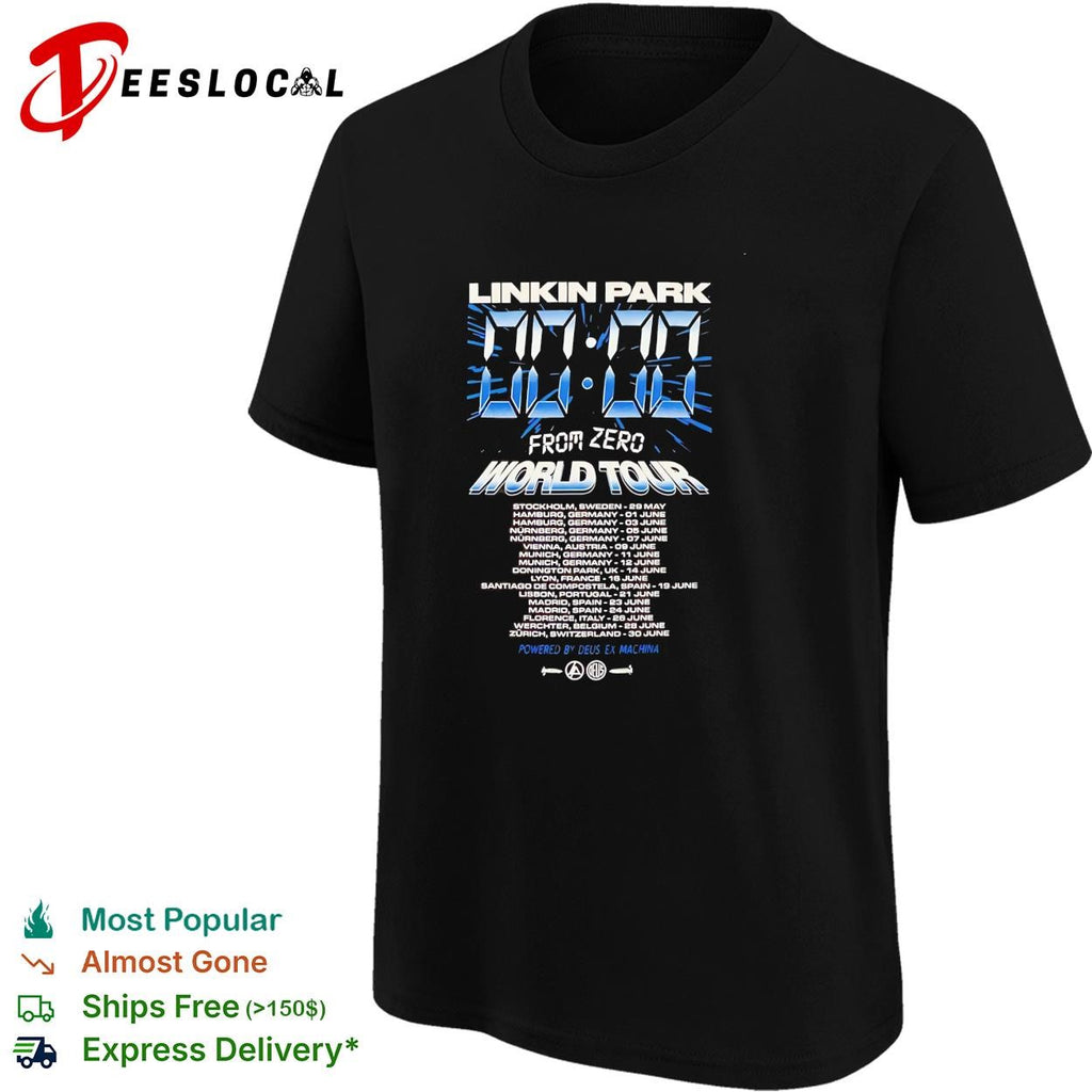 Linkin Park From Zero World Tour X Deus Ex Machina 2026 For Download Festival Zero Time shirt