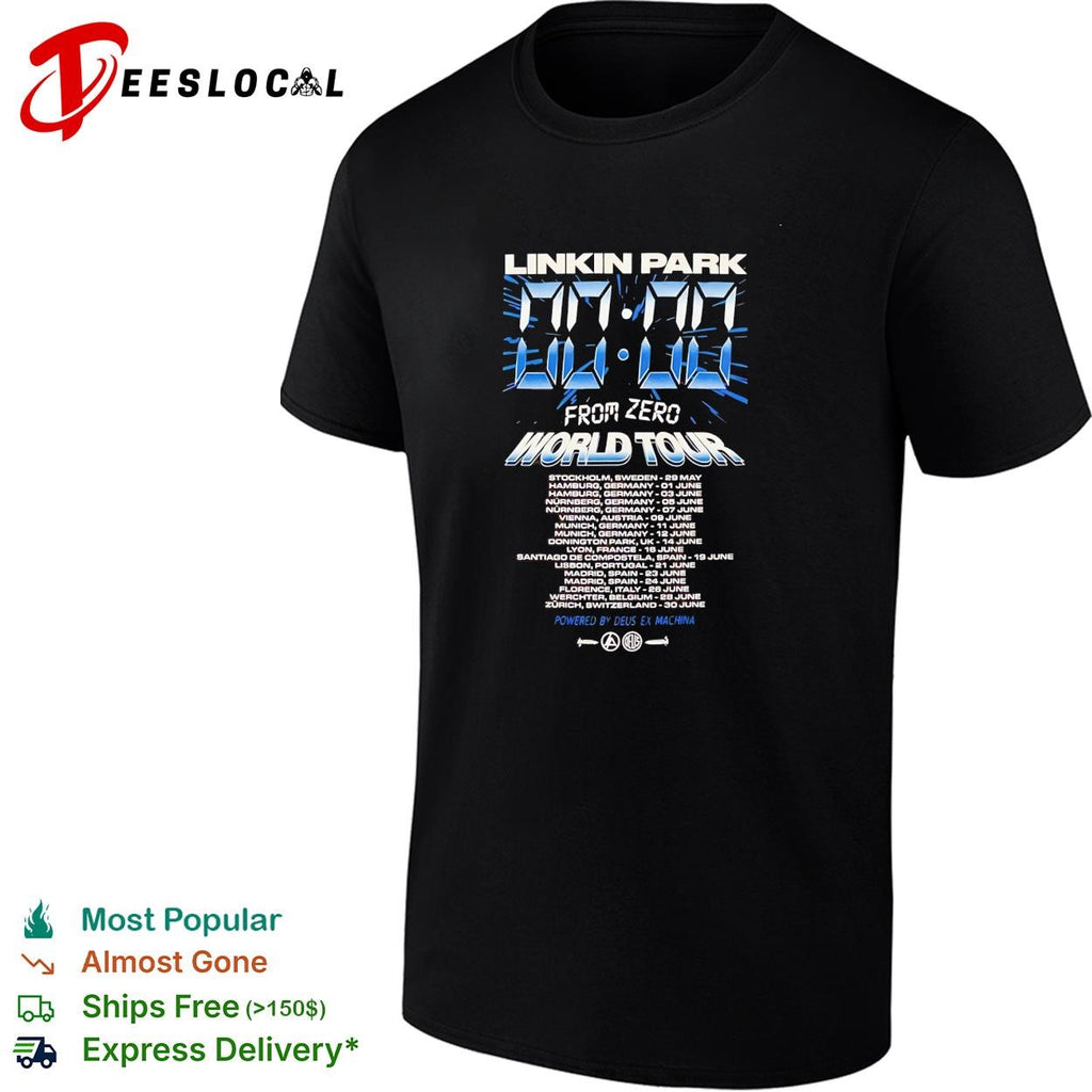 Linkin Park From Zero World Tour X Deus Ex Machina 2026 For Download Festival Zero Time shirt