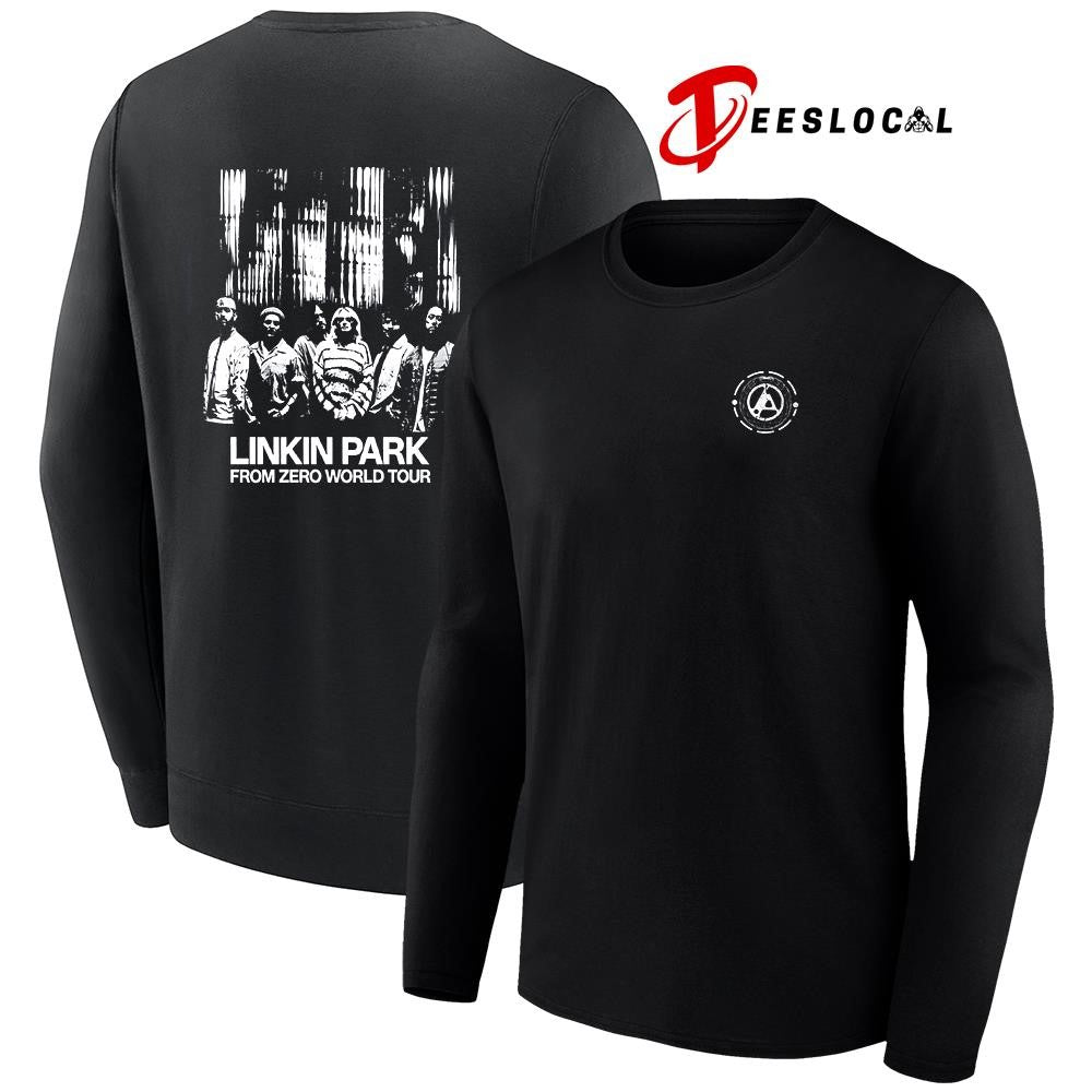 Linkin Park From Zero World tour Europe And UK haftone portrait shirt