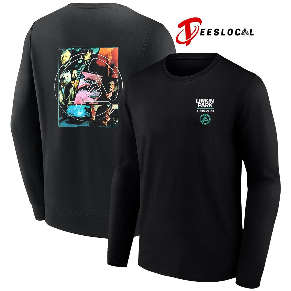 Linkin Park From Zero World tour Europe And UK photo collage graphic shirt