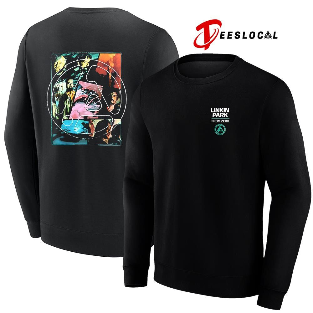 Linkin Park From Zero World tour Europe And UK photo collage graphic shirt