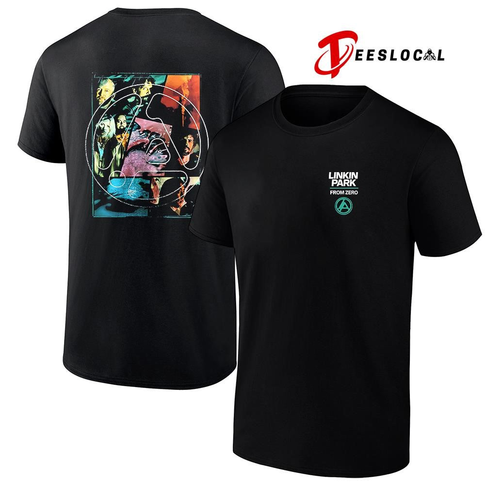 Linkin Park From Zero World tour Europe And UK photo collage graphic shirt
