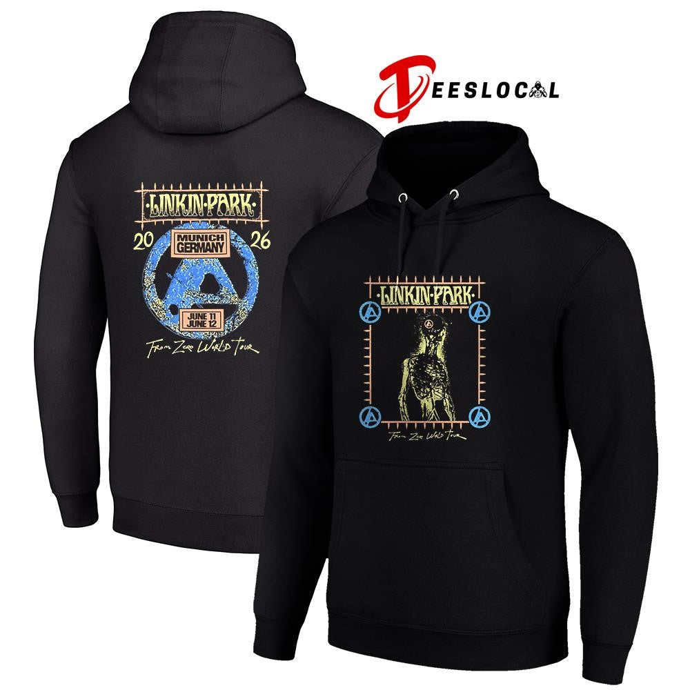 Linkin Park Munich Germany Allianz arena From Zero skeleton shirt