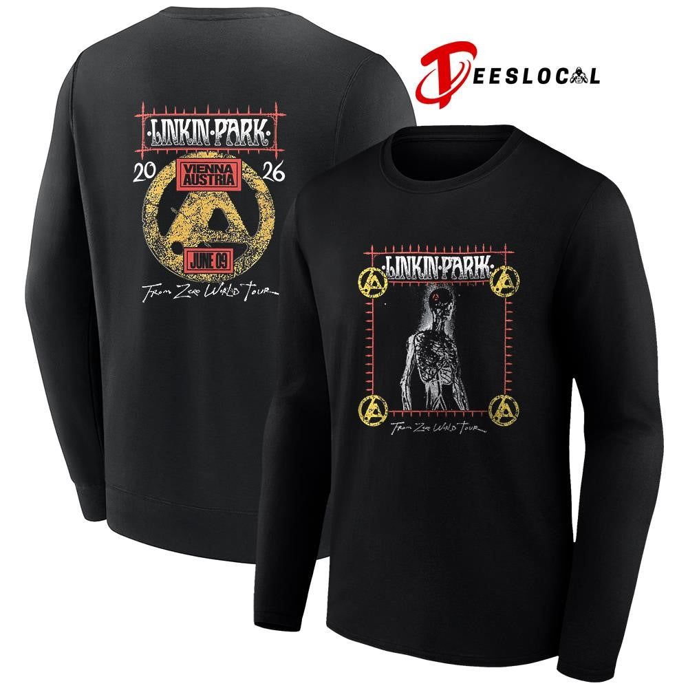 Linkin Park Vienna Austria Happel stadium graphic shirt