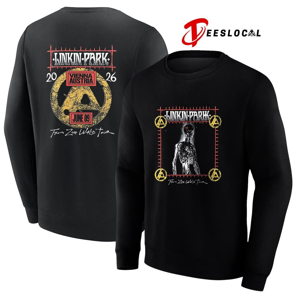 Linkin Park Vienna Austria Happel stadium graphic shirt