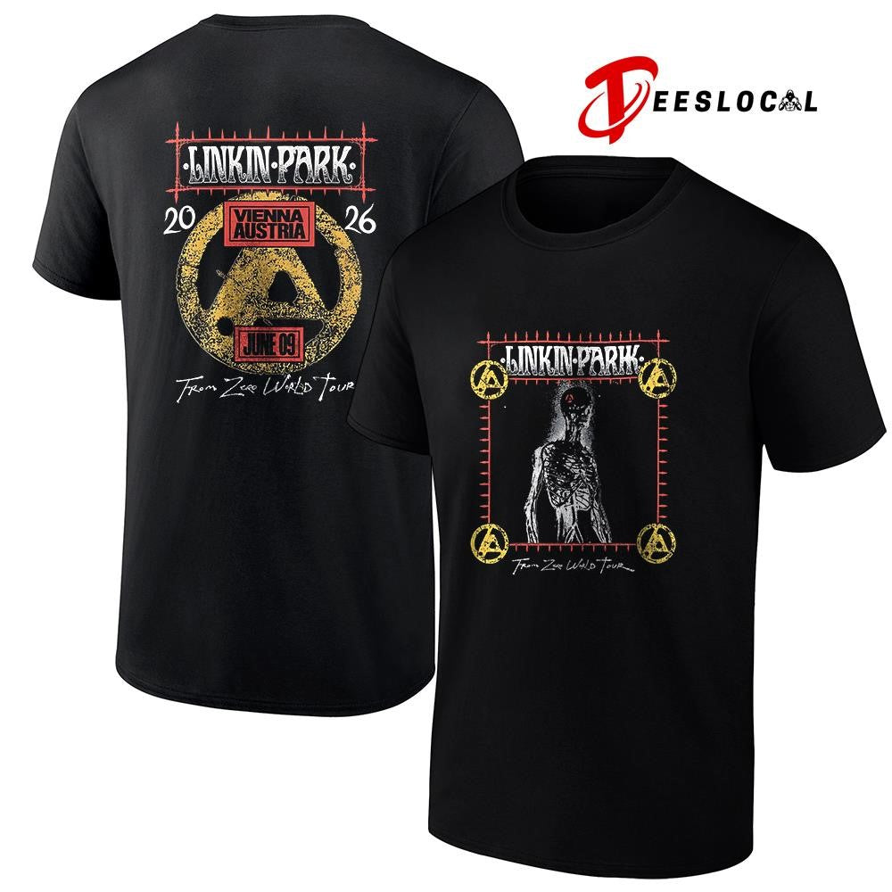 Linkin Park Vienna Austria Happel stadium graphic shirt