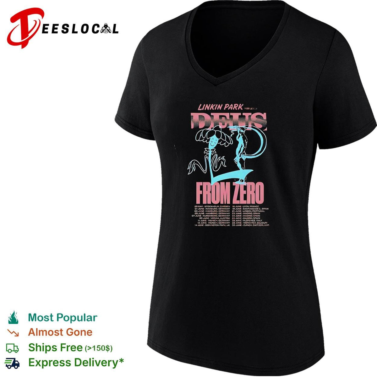 Linkin Park X Deus Ex Machina Download Festival 2026 Donington Park UK From 10 To 14 June 2026 Big shirt