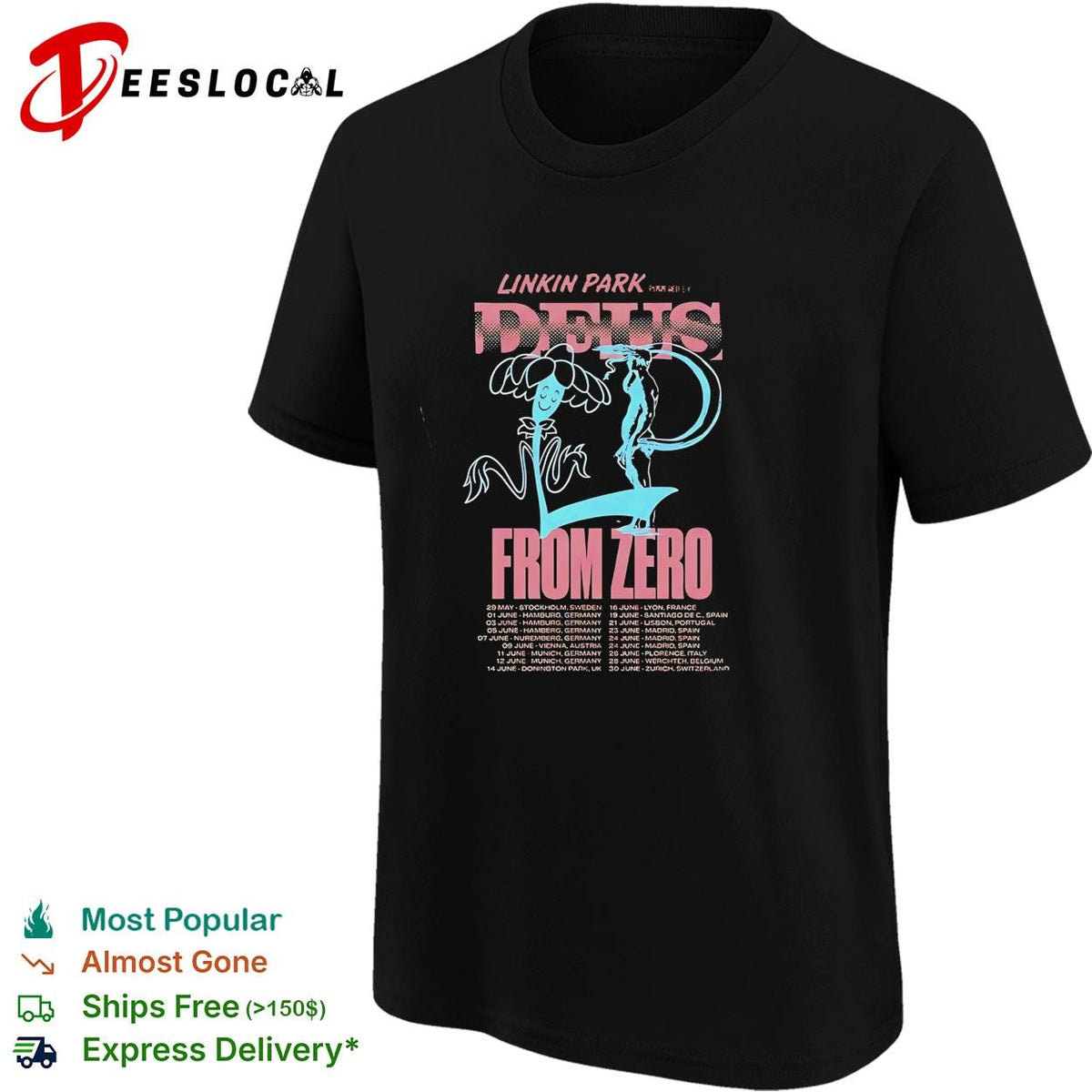 Linkin Park X Deus Ex Machina Download Festival 2026 Donington Park UK From 10 To 14 June 2026 Big shirt