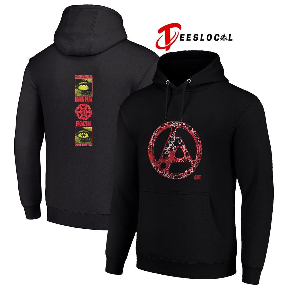 Linkin Park X Deus Ex Machina Download festival Donington Park UK red logo shirt