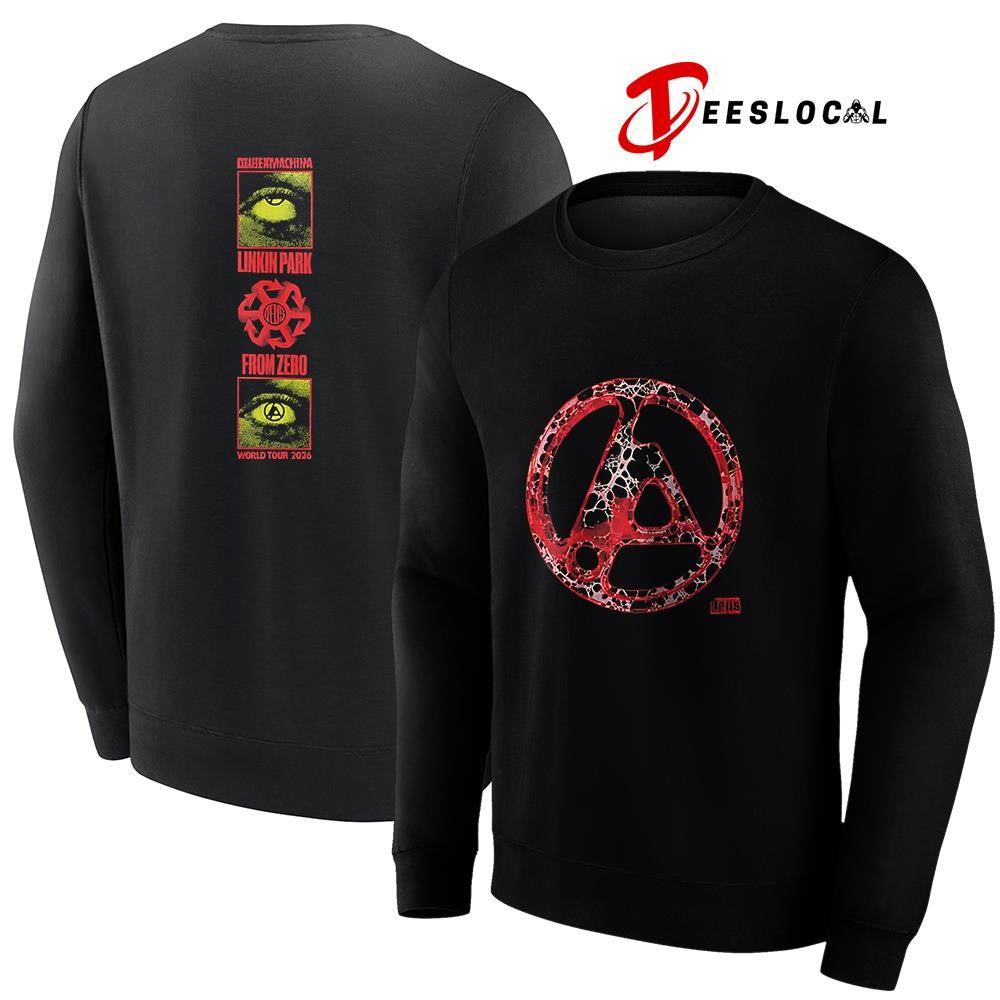 Linkin Park X Deus Ex Machina Download festival Donington Park UK red logo shirt