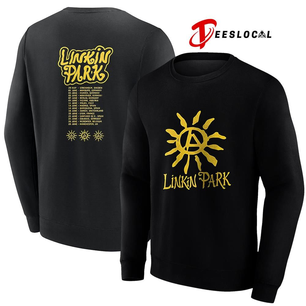 Linkin Park X Deus Ex Machina Download festival Donington Park UK sun logo shirt