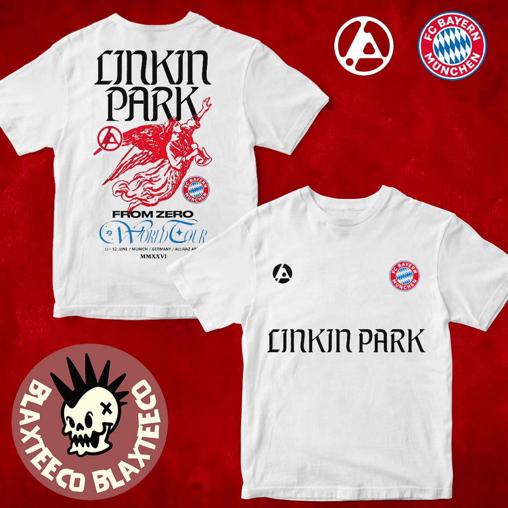 Linkin Park X FC Bayern Munchen 2026 Exklusives Event Merch Tee In Munchen Deutschland Am 11 Und 12 Juni 2026 T-Shirt