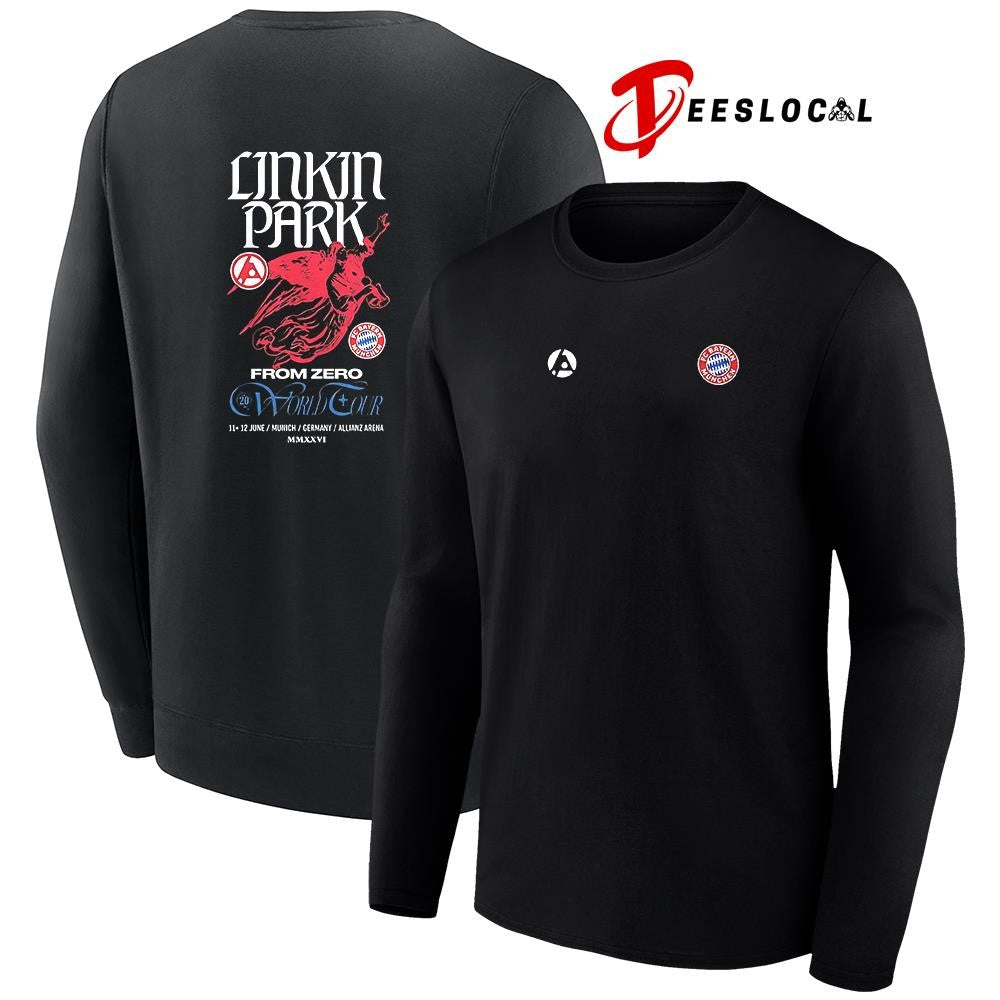 LinkinParkxFCBayernMunchenFromZeroworldtourMunchenDeutschlandgraphicshirt