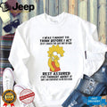 Lisa Simpson Funny Quote I Was Taught To Think Before I Act Graphic T Shirt