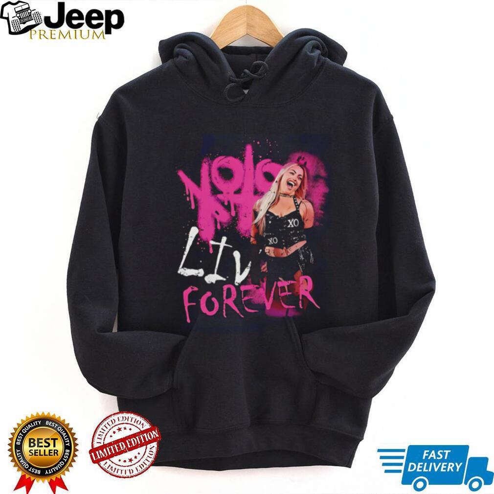 Liv Morgan XOXO Liv Forever spray paint shirt
