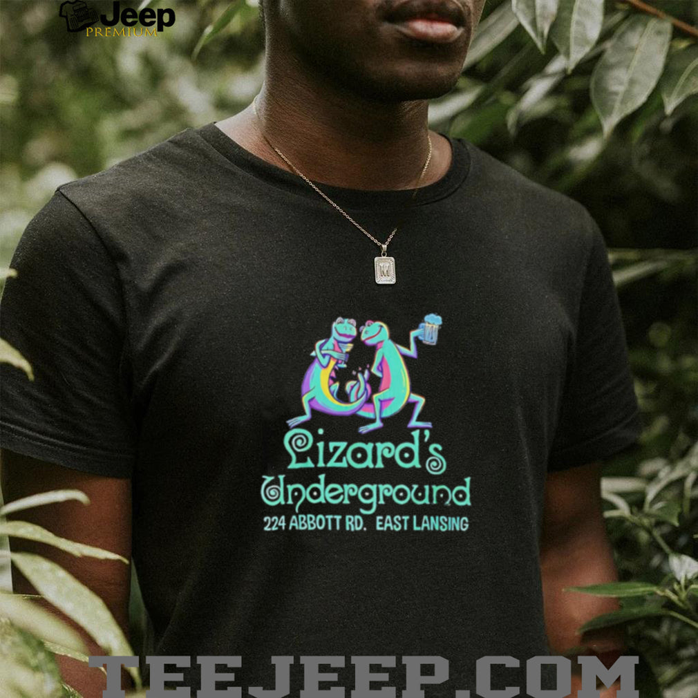 Lizard’s underground 224 Abbott Rd East Landing graphic shirt