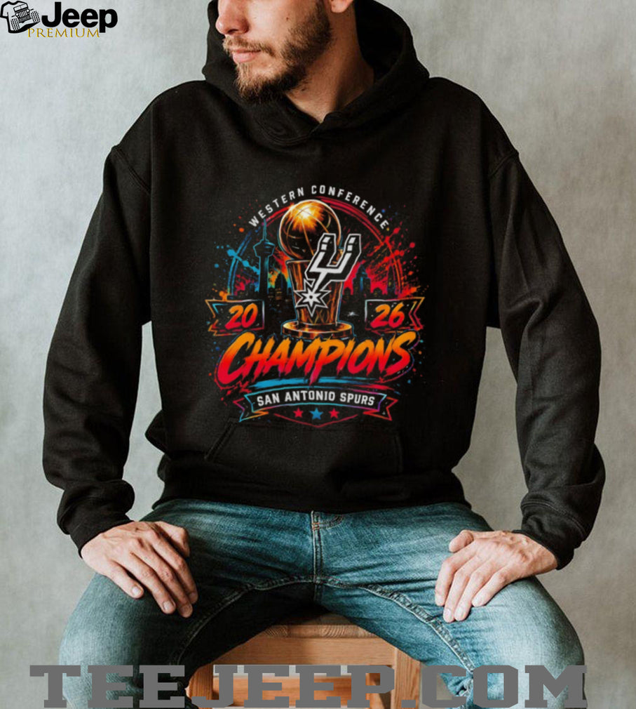 San Antonio Spurs Basketball Western Conference Champions 2026 Playoffs shirt