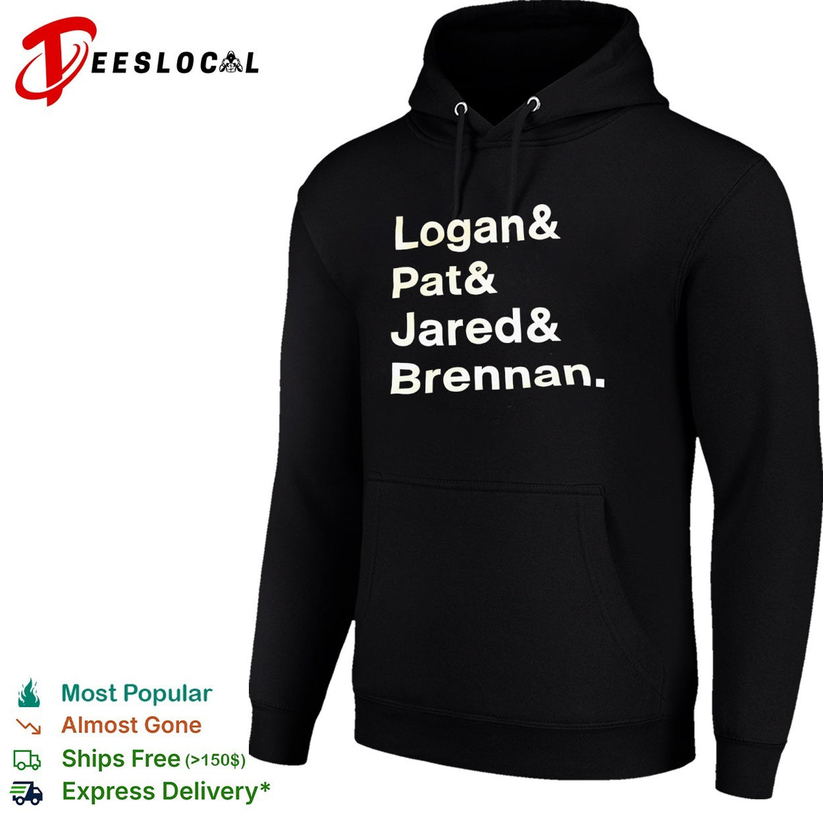 Logan and Pat and Jared and Brennan shirt