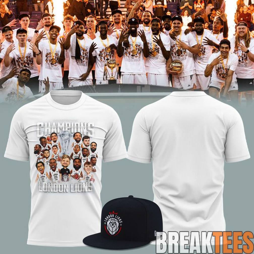 London Lions 2025-2026 SLB Playoff Champions Shirt