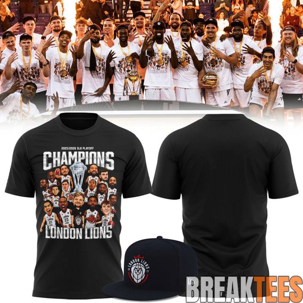 London Lions 2025-2026 SLB Playoff Champions Shirt