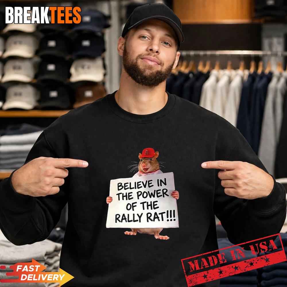 Los Angeles Angels believe in the power of the rally rat T-Shirt