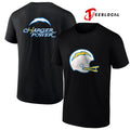 Los Angeles Chargers Charger Power helmet logo shirt