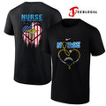 Los Angeles Chargers x Army nurse it’s a work of heart shirt