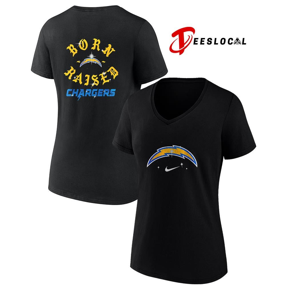 Los Angeles Chargers x Born and Raised logo shirt