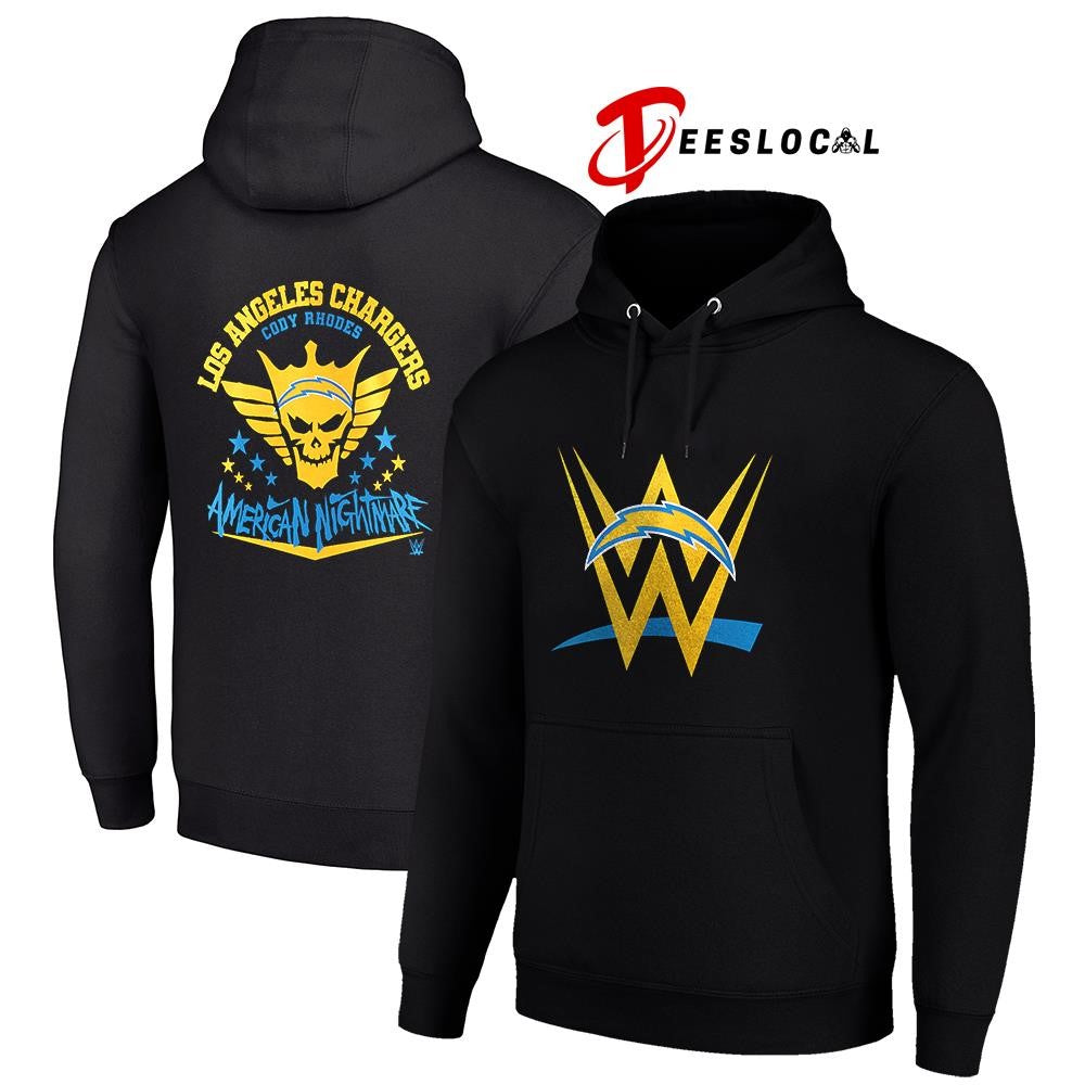 Los Angeles Chargers x Cody Rhones American nightmare logo shirt