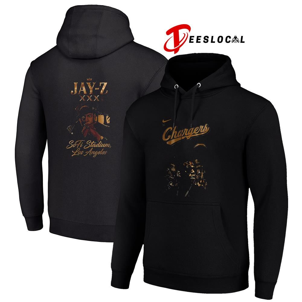 Los Angeles Chargers x JAY Z XXX Sofi stadium graphic shirt