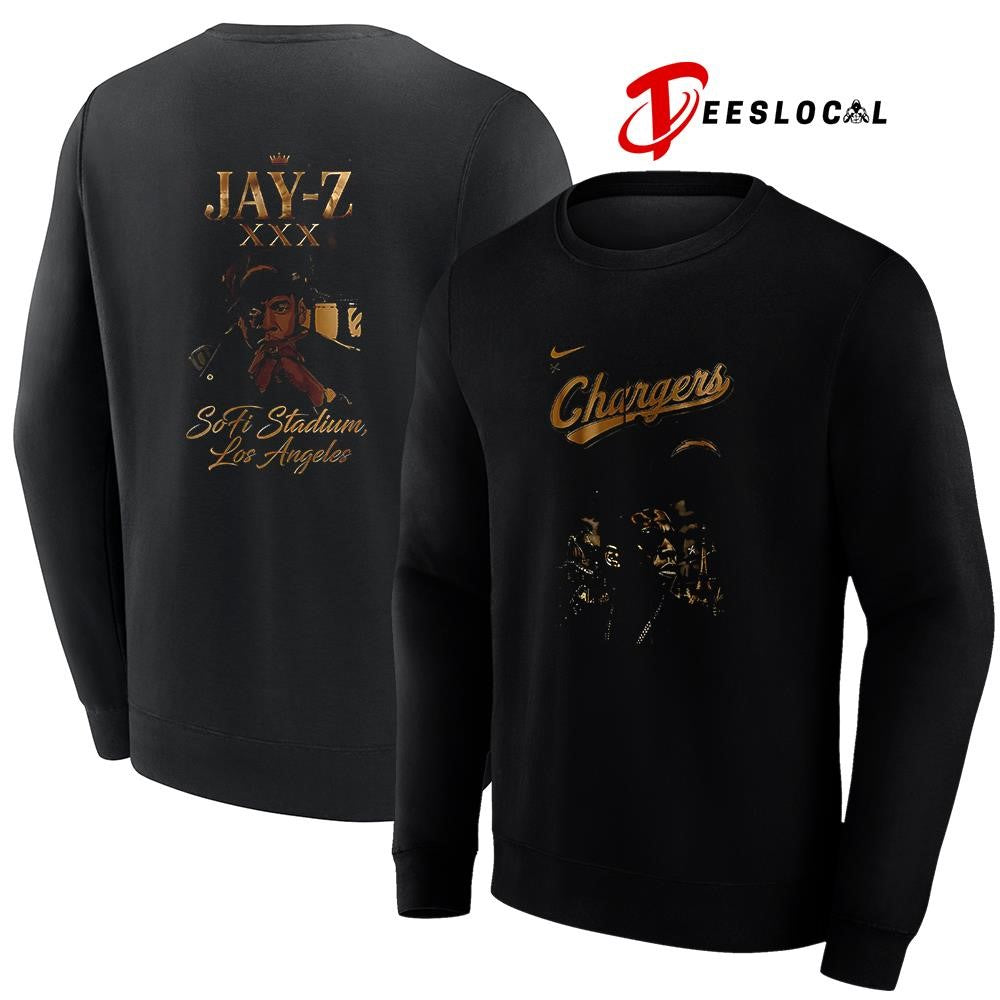 Los Angeles Chargers x JAY Z XXX Sofi stadium graphic shirt
