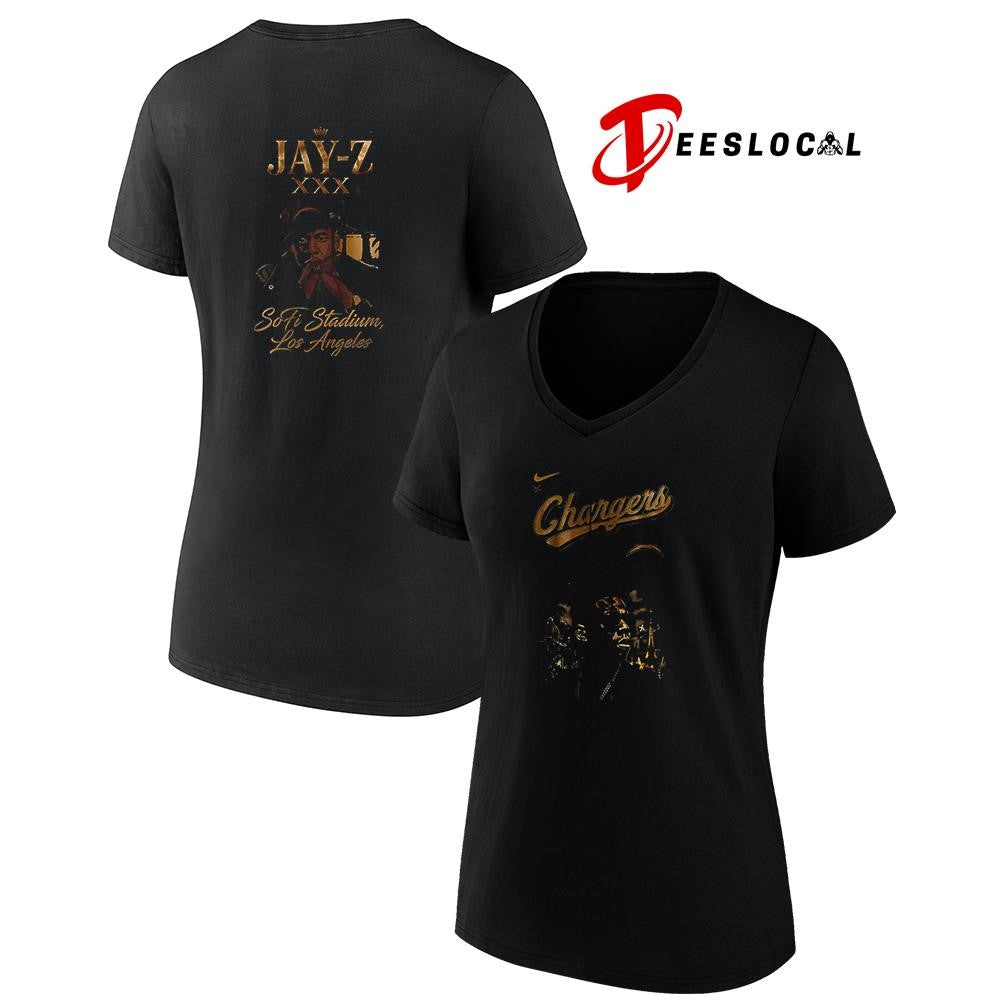 Los Angeles Chargers x JAY Z XXX Sofi stadium graphic shirt