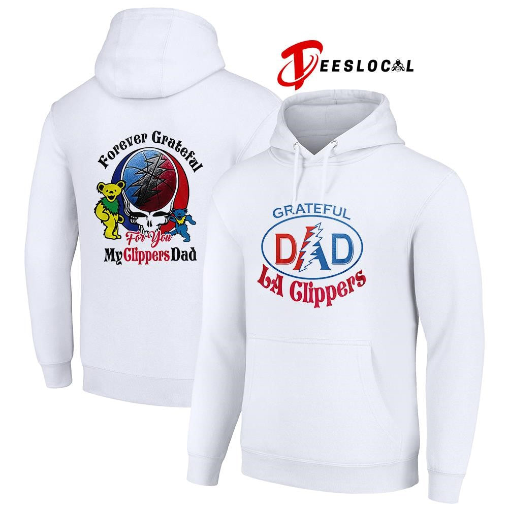 Los Angeles Clippers x Grateful Dead Father Day forever Grateful logo shirt