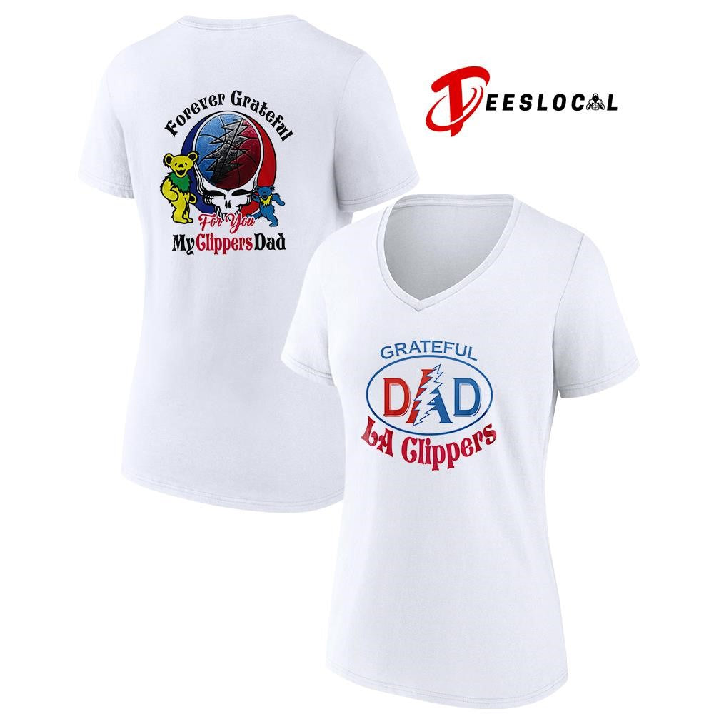 Los Angeles Clippers x Grateful Dead Father Day forever Grateful logo shirt