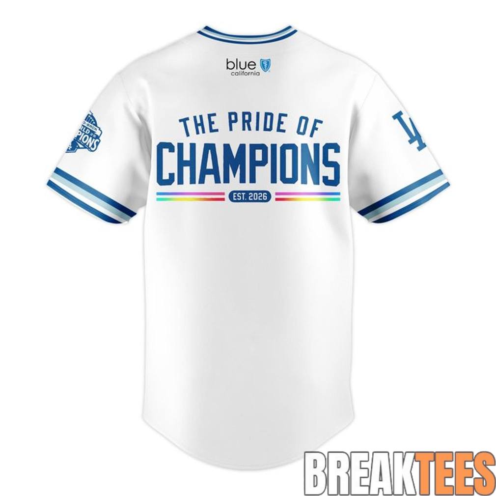 Los Angeles Dodgers 2026 LGBTQ+ Pride Night Baseball Jersey