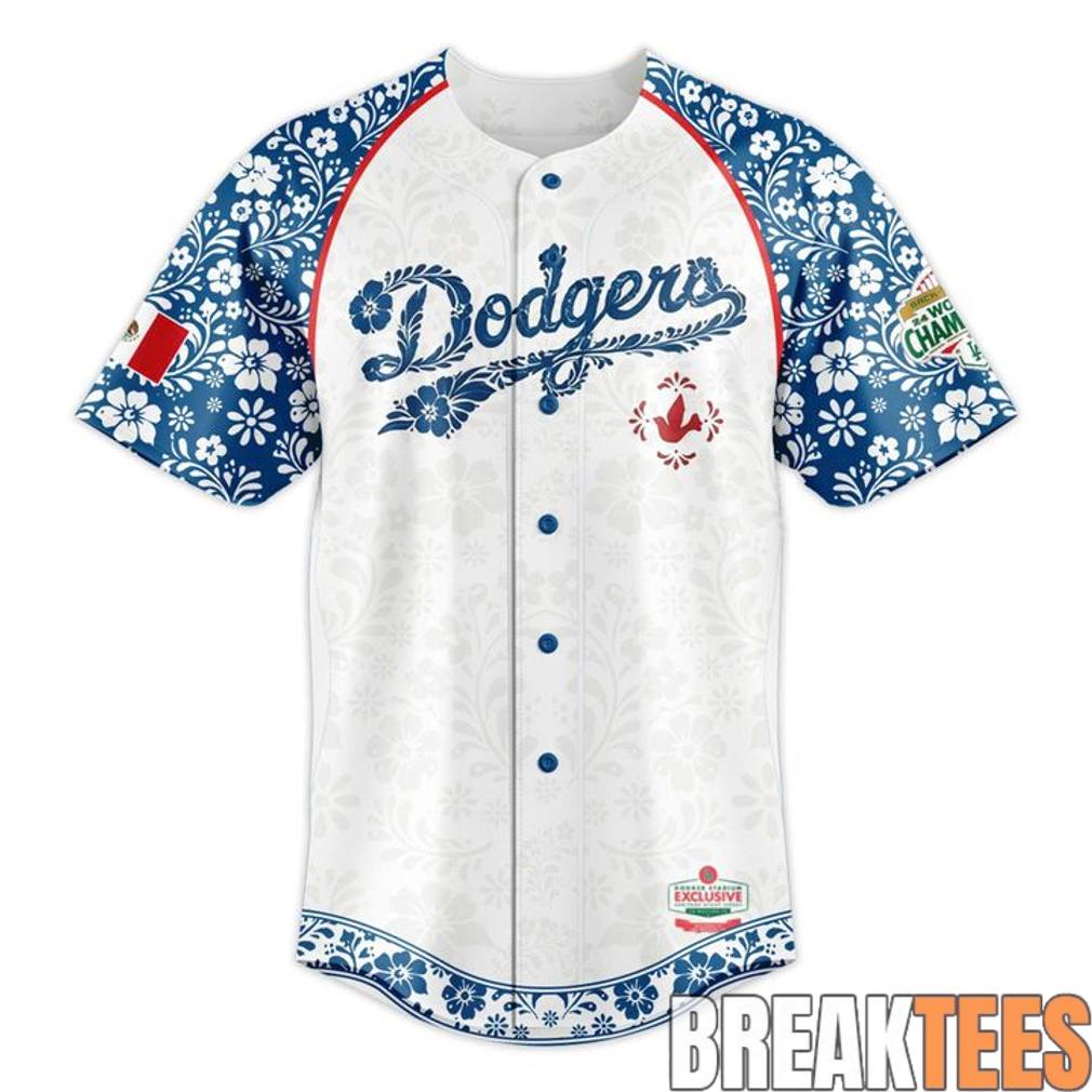 Los Angeles Dodgers 2026 Mexican Heritage Night Baseball Jersey