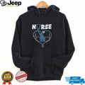 Los Angeles Dodgers Baseball Nurse Heart Stethoscope Blue Medical Professional T Shirt