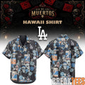 Los Angeles Dodgers Da De Los Muertos 2026 Hawaiian Shirt