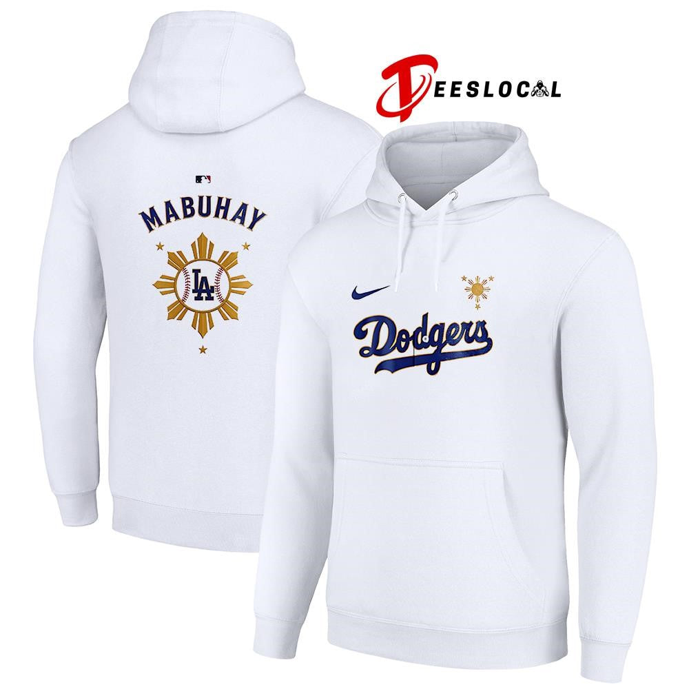 Los Angeles Dodgers Filipino heritage night Mabuhay logo shirt